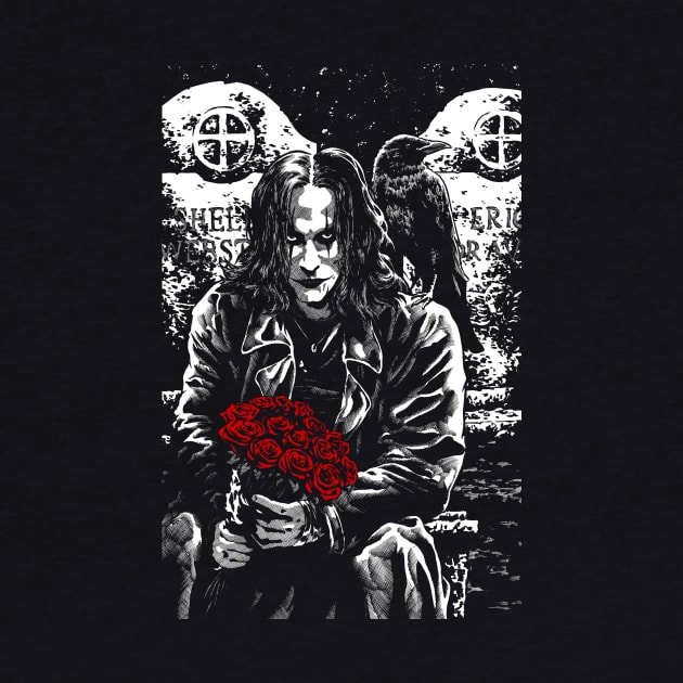 The Crow brandon lee 94 1994 goth mime emo by JonathanGrimmArt